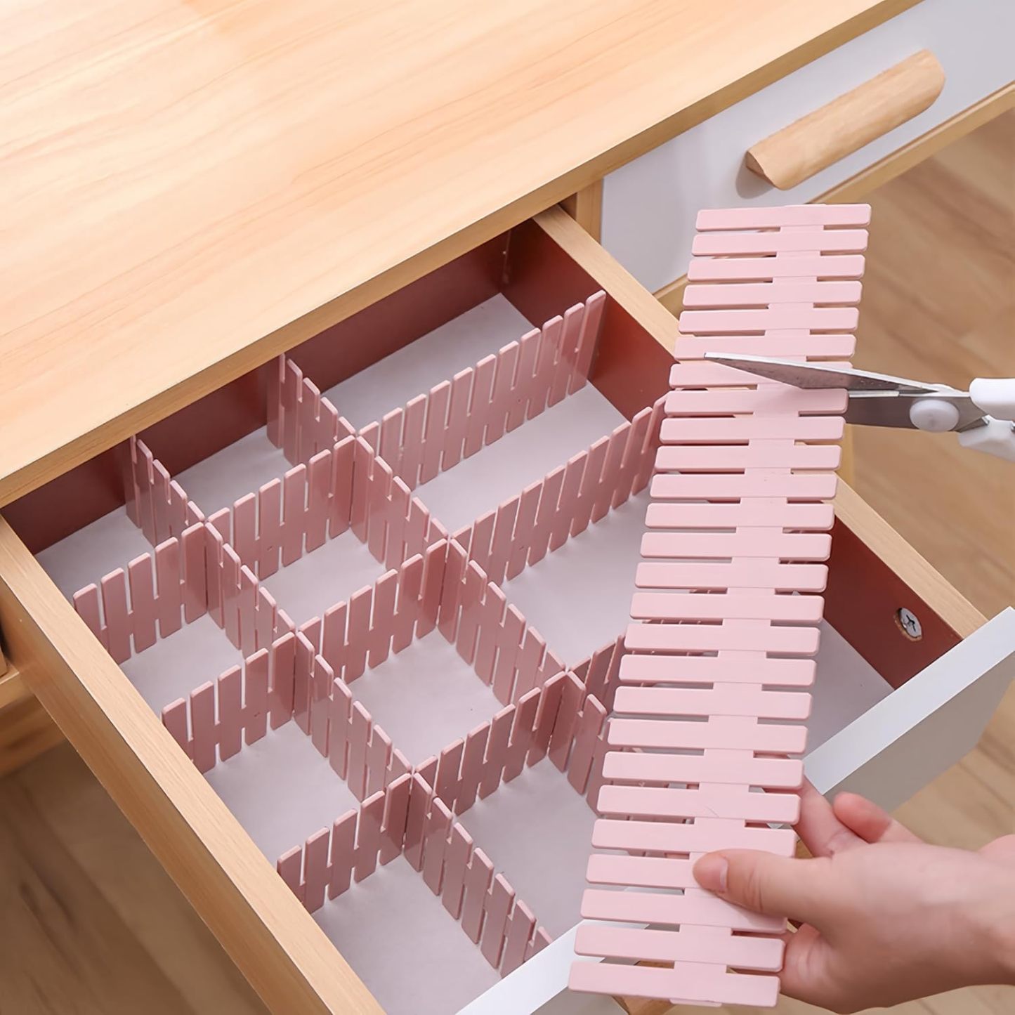 4 inches Adjustable Drawer Dividers– 4 Pack