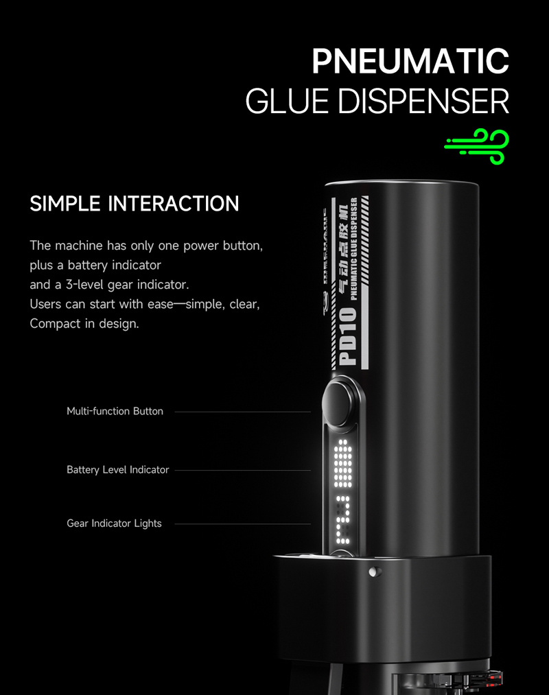 Precision Pneumatic Glue Dispenser for Electronics Repair