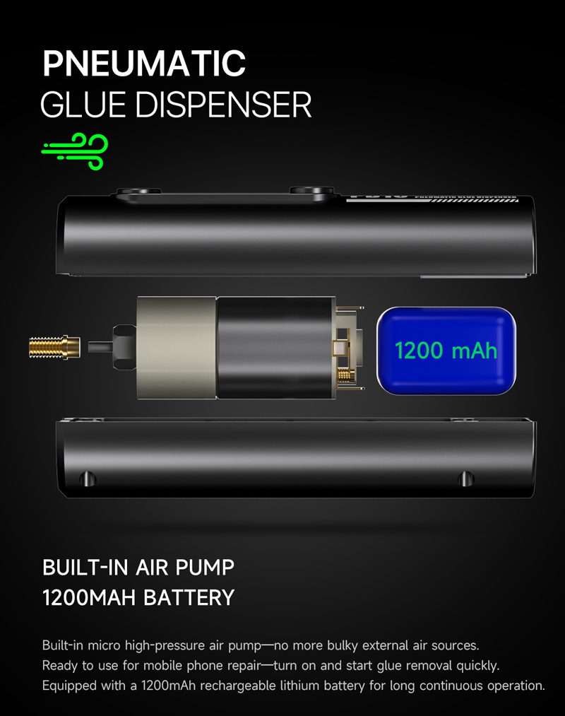 Precision Pneumatic Glue Dispenser for Electronics Repair