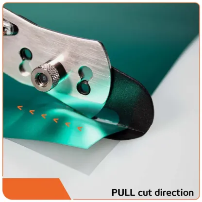 Dual Direction Vinyl Film Cutting Tool with Safety Blade System