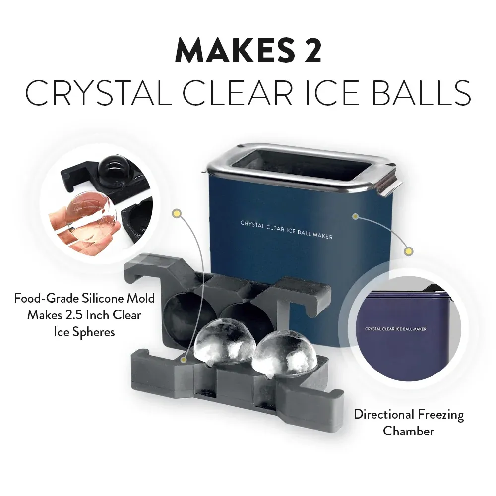 Directional Freezing Ice Ball Mold Kit