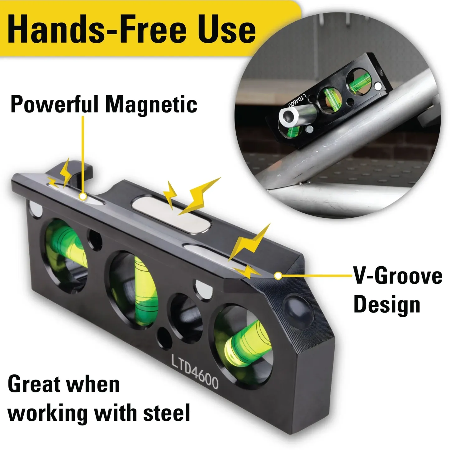 3-Axis Magnetic Welding Level with Rotating Vial