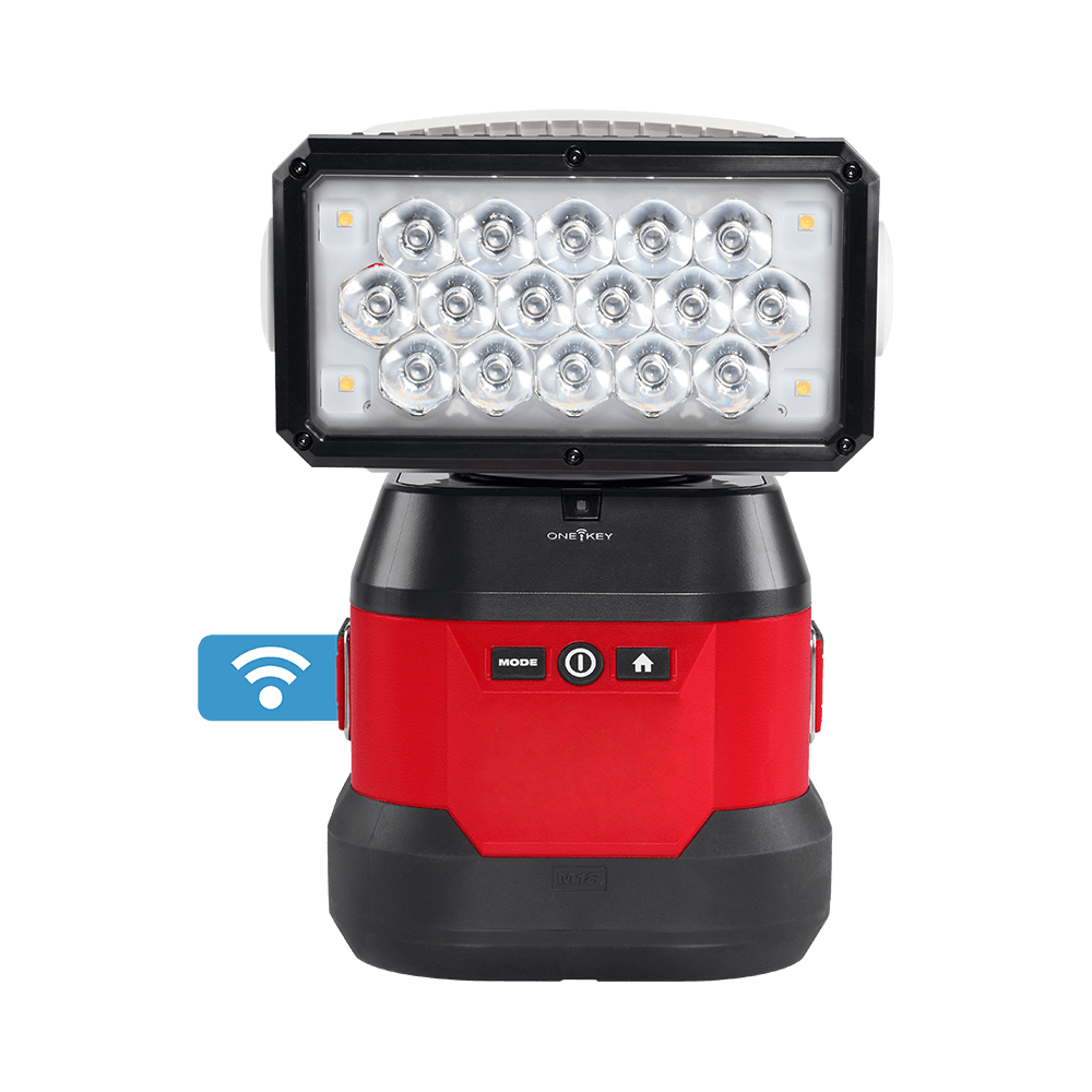 Wireless Remote Rotatable LED Search Light Kit