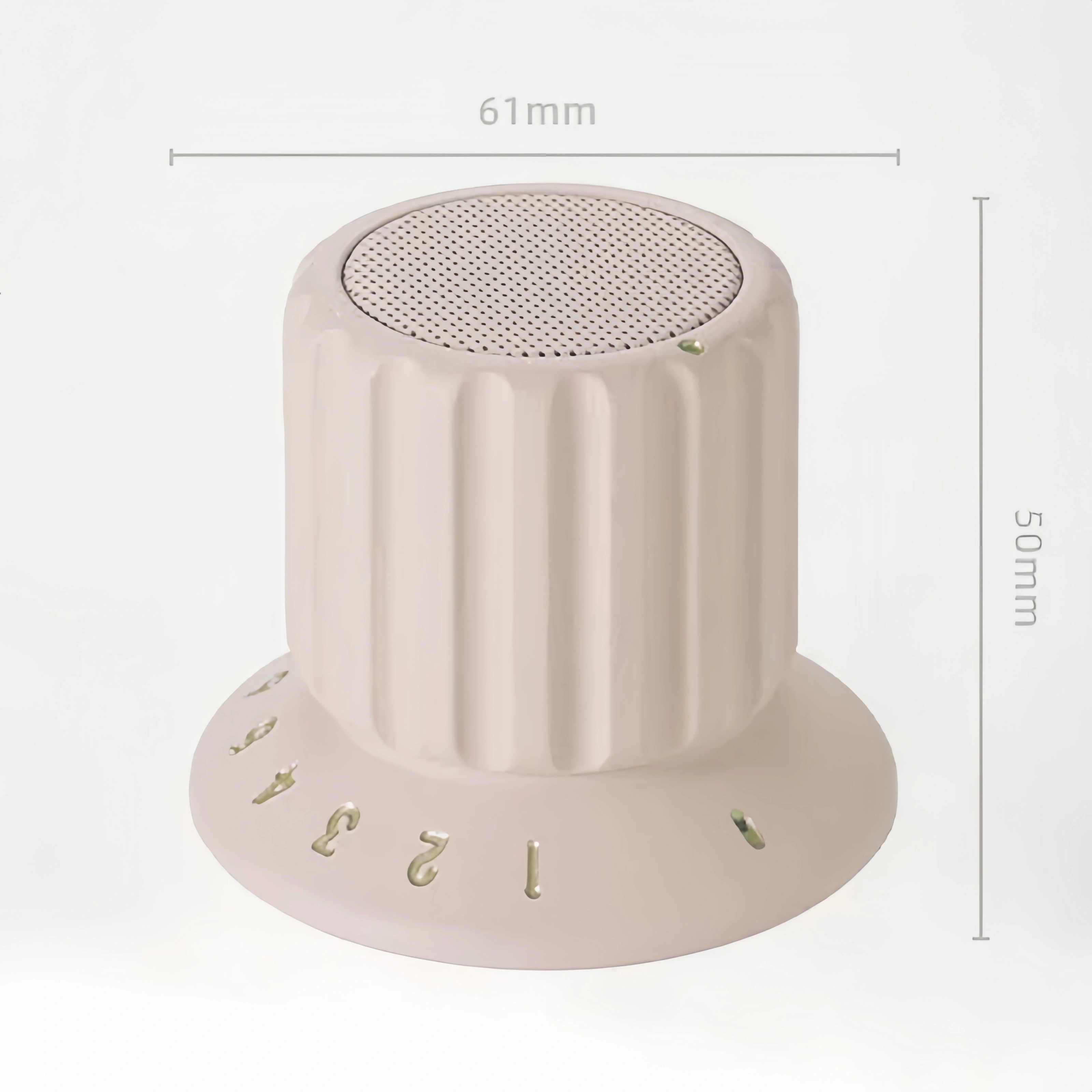 Magnetic Knob Bluetooth Speaker – 68g Ultra-Light, IPX4, TWS Pairing