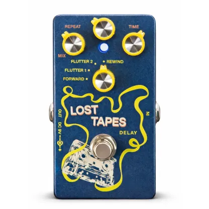 Vintage Inspired Guitar Delay Pedal with Reverse Echo Function