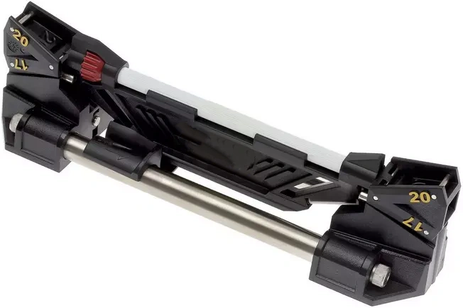 Adjustable Guided Knife Sharpening System with Magnetic Stability Base