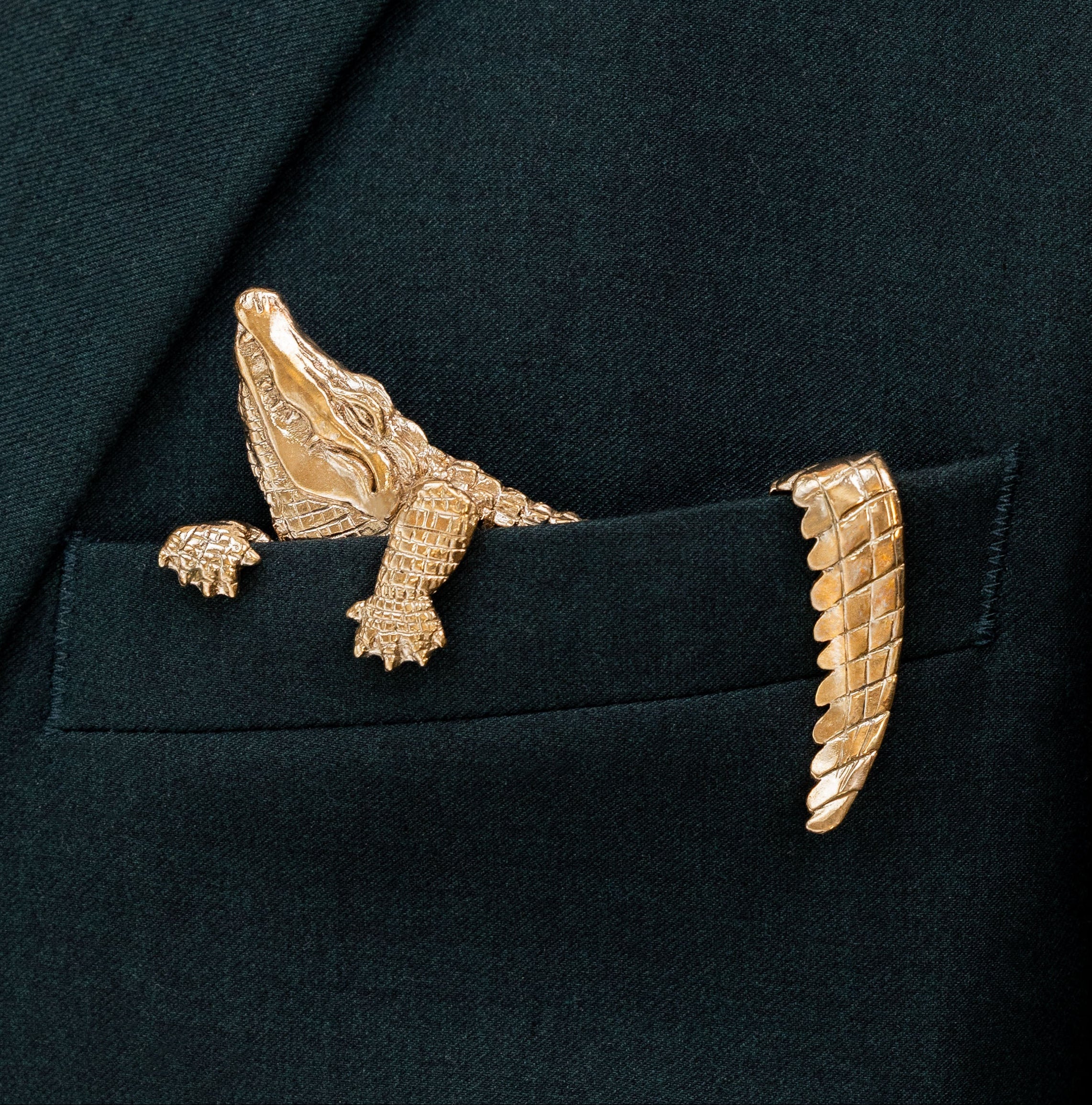Alligator Pocket Square