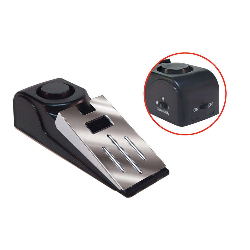 Portable Door Stop Alarm Security Device