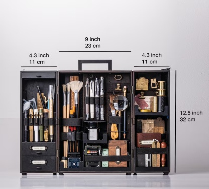 Studio Toolbox Organizer for Creative Workspace Storage