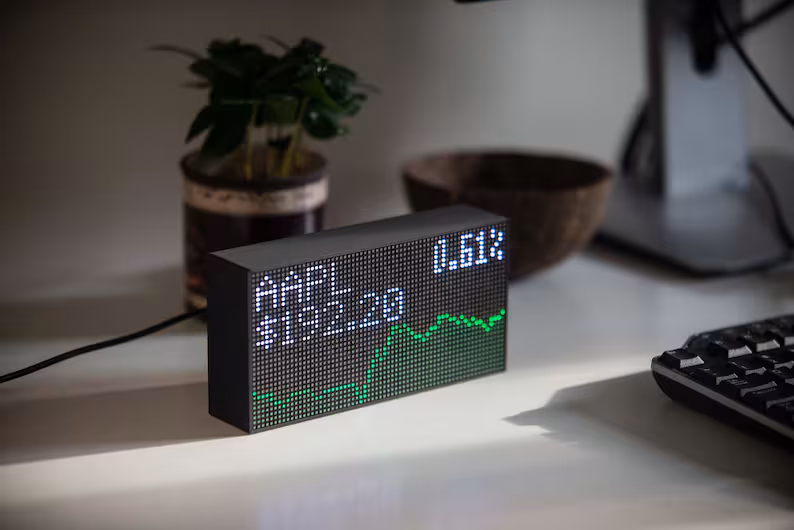 Stock Ticker Forex Crypto LIVE Price WiFi LED Display