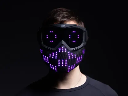 Smart LED Expression Mask with Bluetooth Control