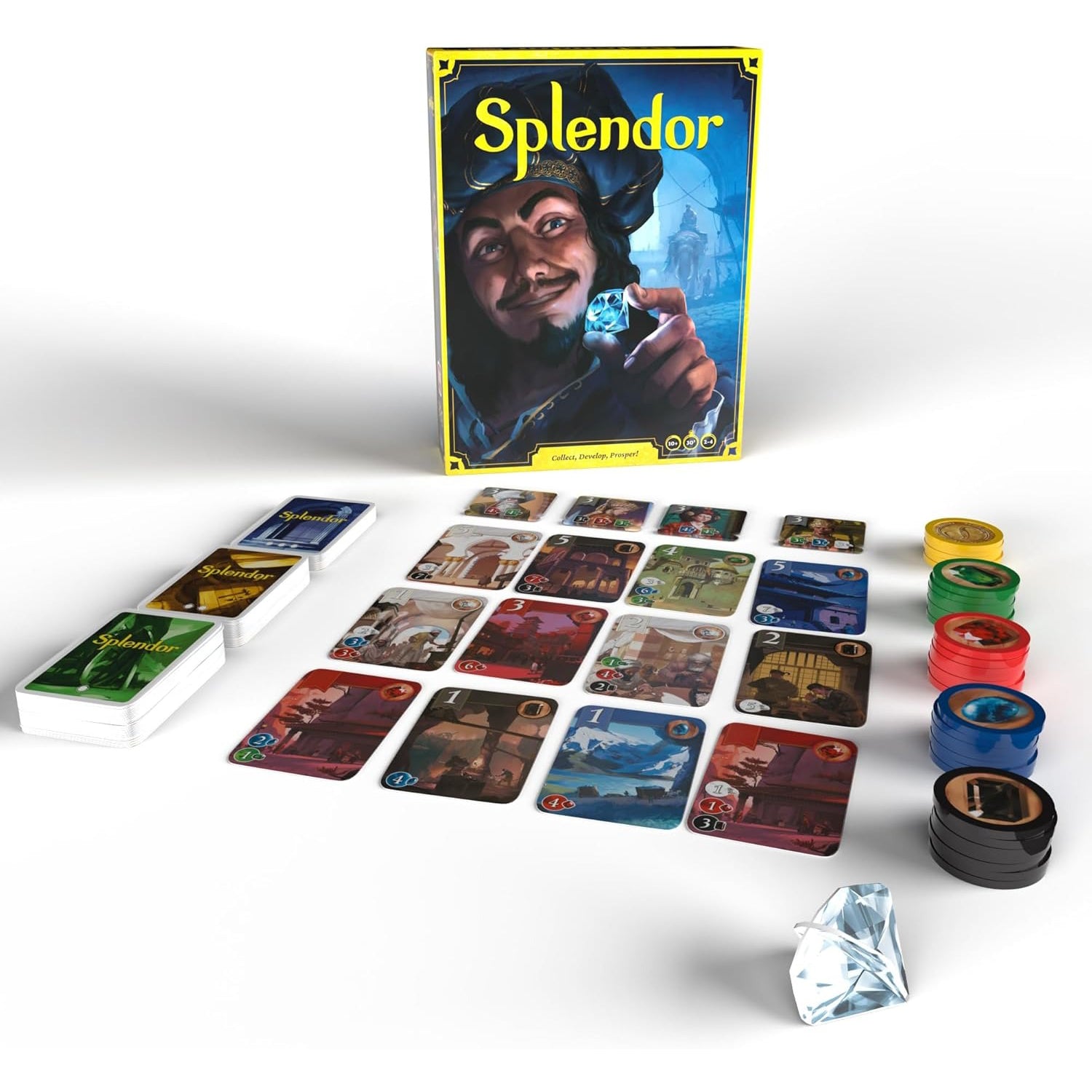 Sparkling Gemstone Chessboard Party Game