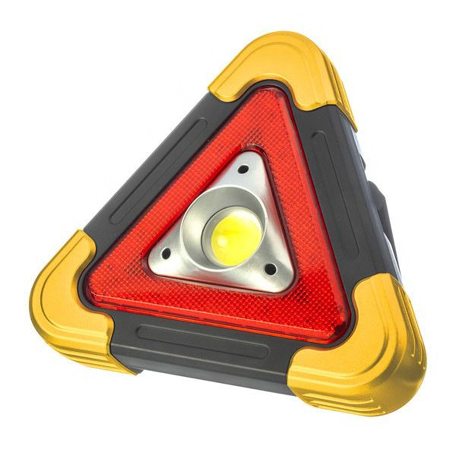 Safety triangle warning sign car LED light