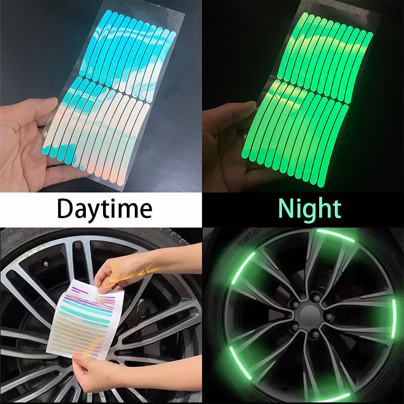 Reflective Multi-Color Vinyl Decal Stickers 
