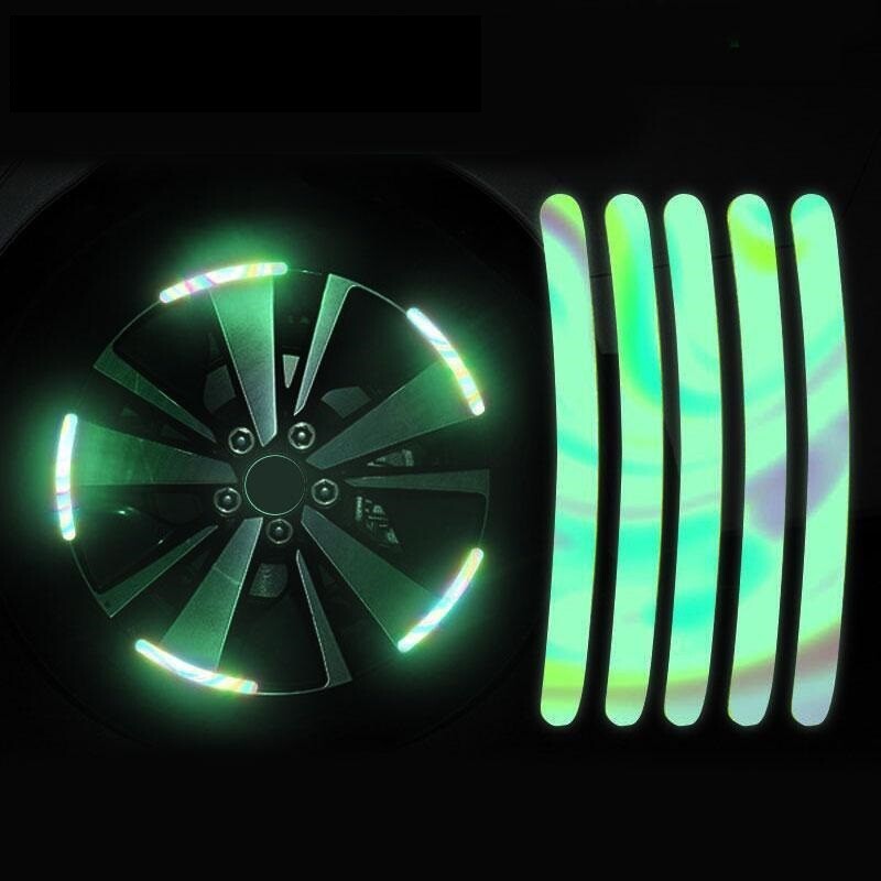 Reflective Multi-Color Vinyl Decal Stickers 