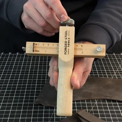 Adjustable Leather Strap Cutter Tool for Precision Leathercraft
