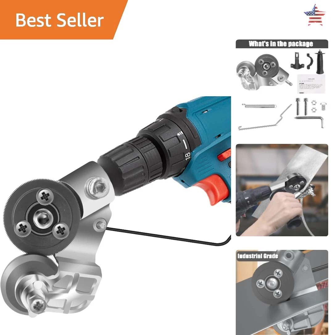 Sheet metal cutting drill bits and accessories, electric drill shearing accessories and cutters
