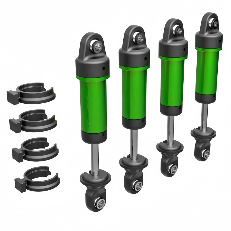Aluminum GTM Shocks – 4-Piece Set for 1/18 Rock Crawlers
