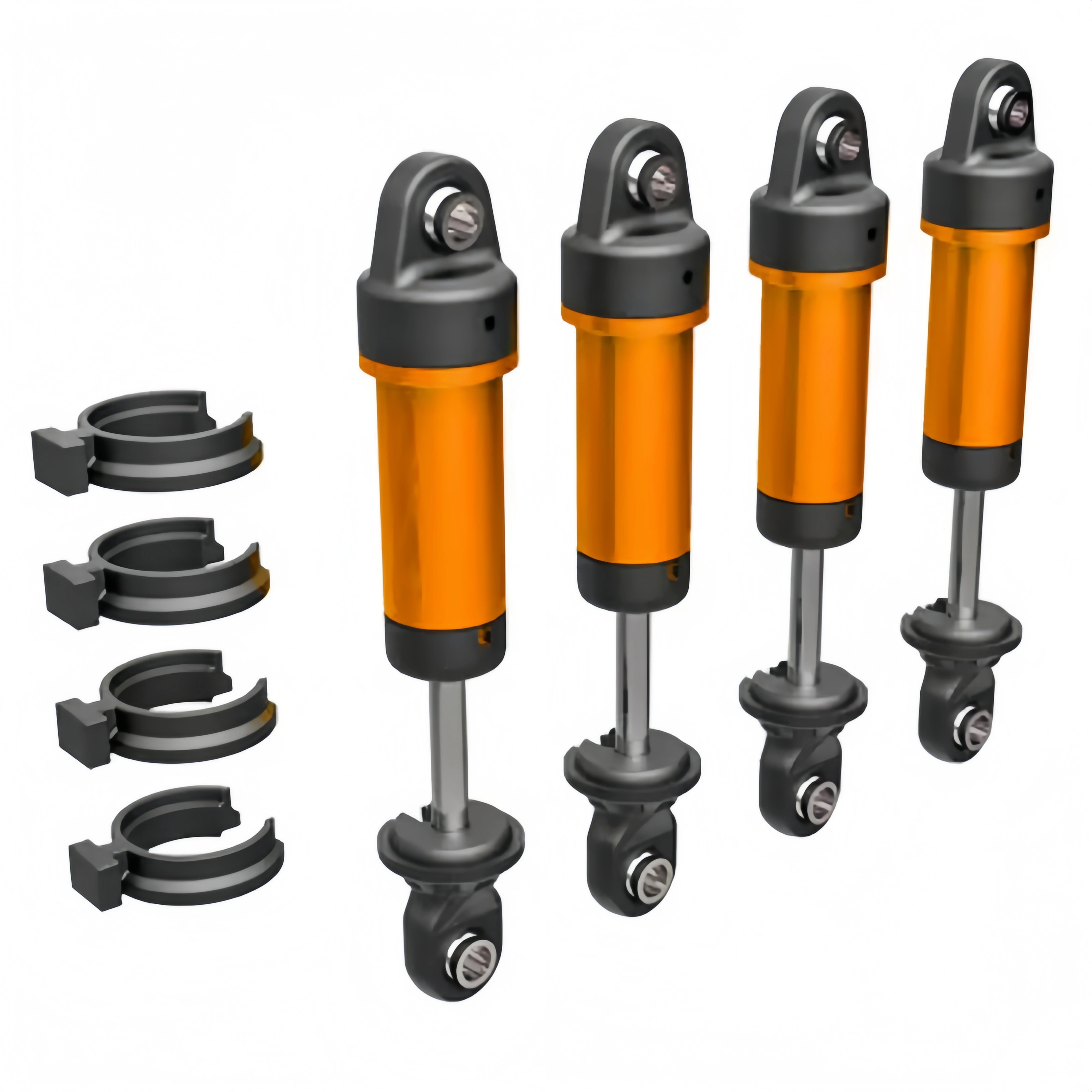Aluminum GTM Shocks – 4-Piece Set for 1/18 Rock Crawlers