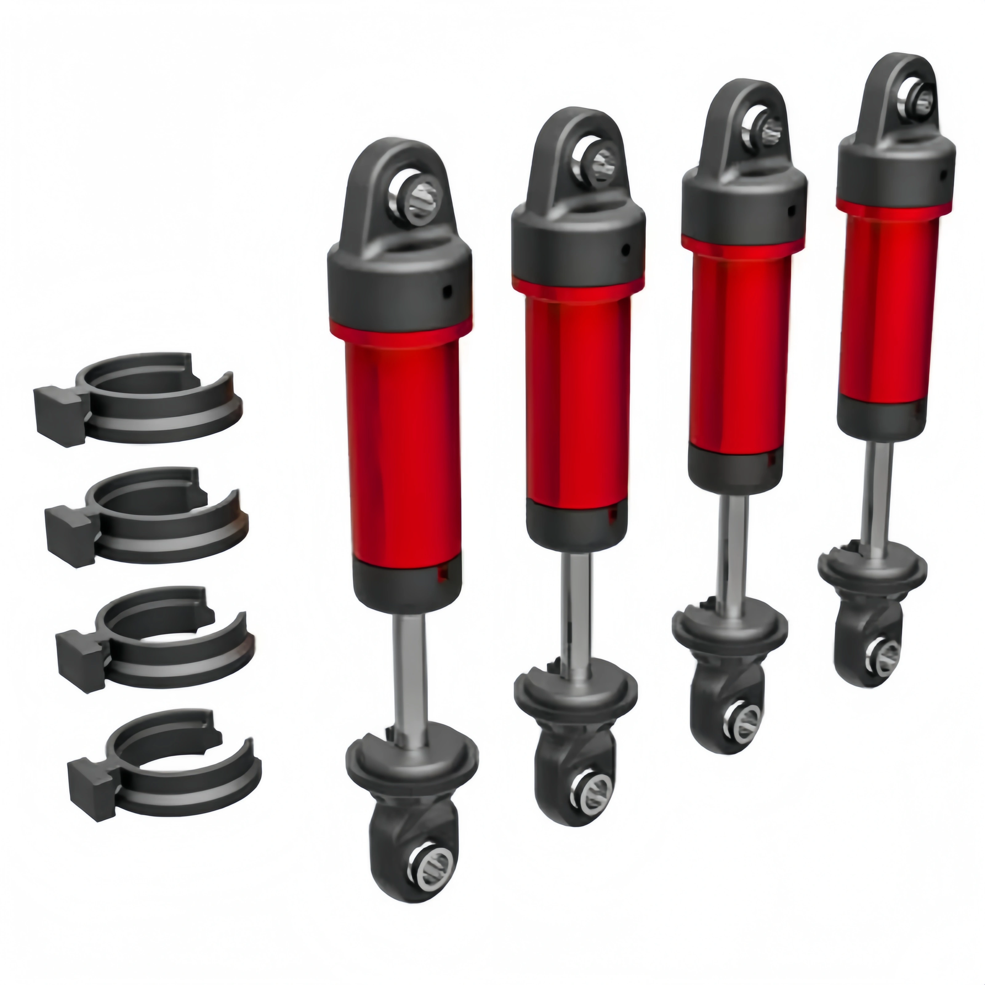 Aluminum GTM Shocks – 4-Piece Set for 1/18 Rock Crawlers