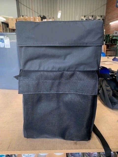 Ripstop Canvas Spare Tire Bin Bag with Storm Flap Design