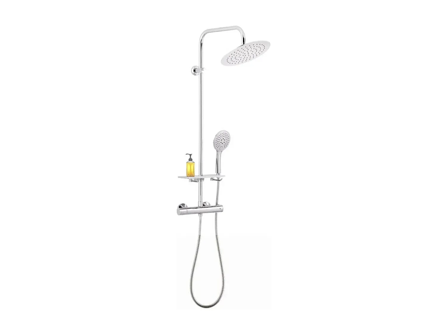 Badezimmer,Bereich Dusche,Einfache Duschsäule-LIVIVORAE