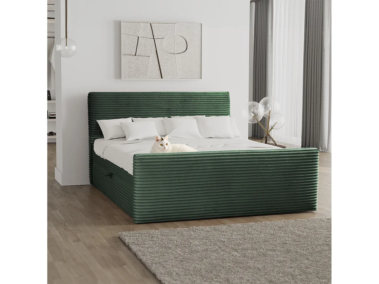 Schlafzimmer,Bereich Bett,Boxspringbett-LIVIVORAE
