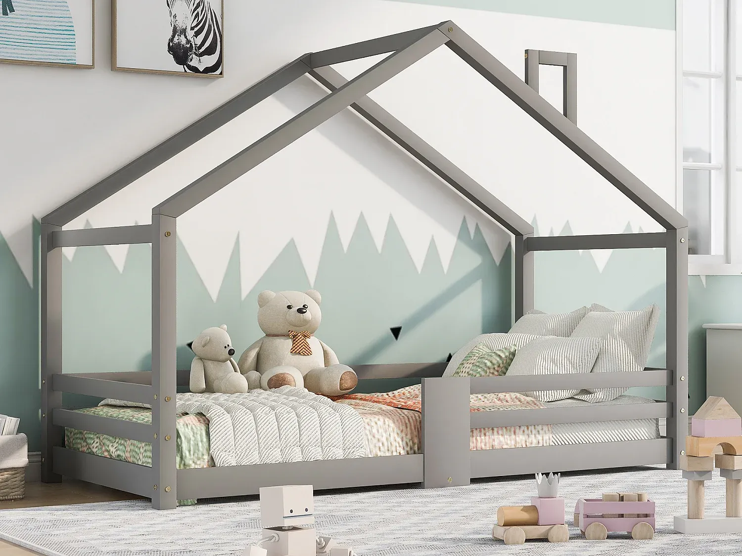 Schlafzimmer,Bereich Bett,Hausbett-LIVIVORAE