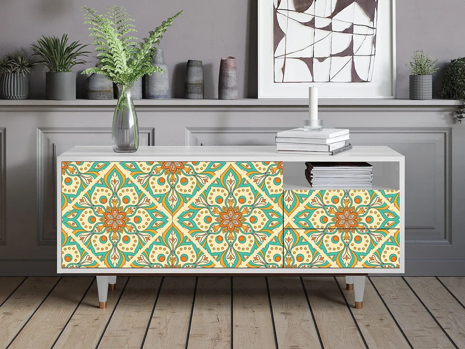 Wohnzimmer und Flur,Wohnzimmermöbel,TV-Board-LIVIVORAE