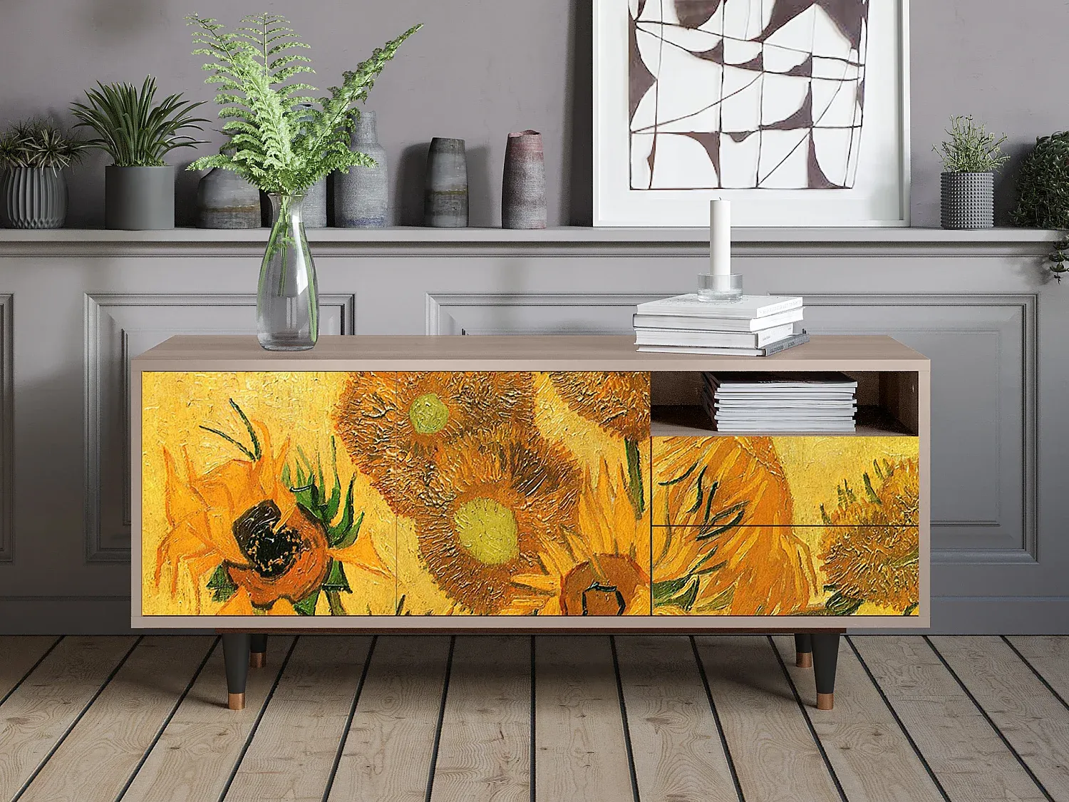 Wohnzimmer und Flur,Wohnzimmermöbel,TV-Board-LIVIVORAE