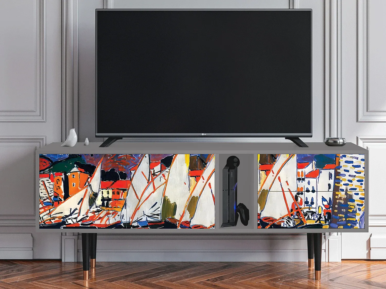 Wohnzimmer und Flur,Wohnzimmermöbel,TV-Board-LIVIVORAE