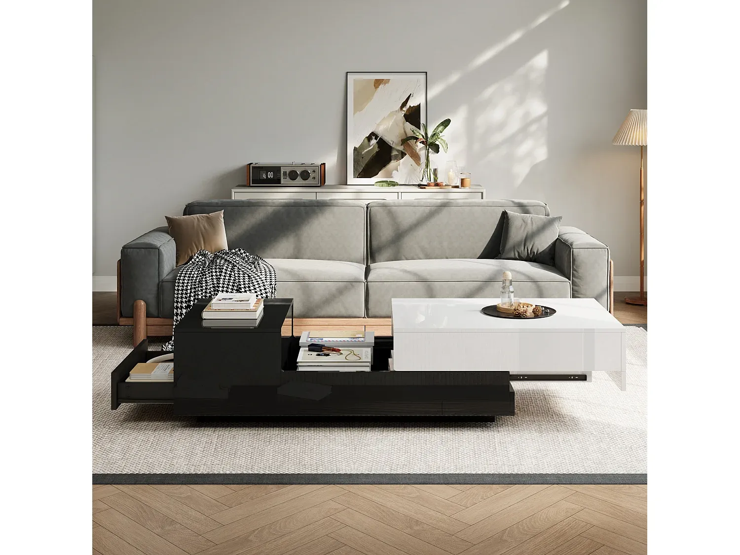 Wohnzimmer und Flur,Wohnzimmermöbel,Couchttisch nicht ausziehbar-LIVIVORAE