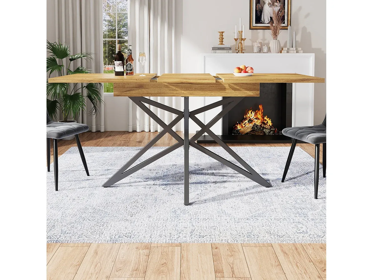 Esszimmer und Küche,Esszimmermöbel,Ausziehbarer Tisch-livelaro.com