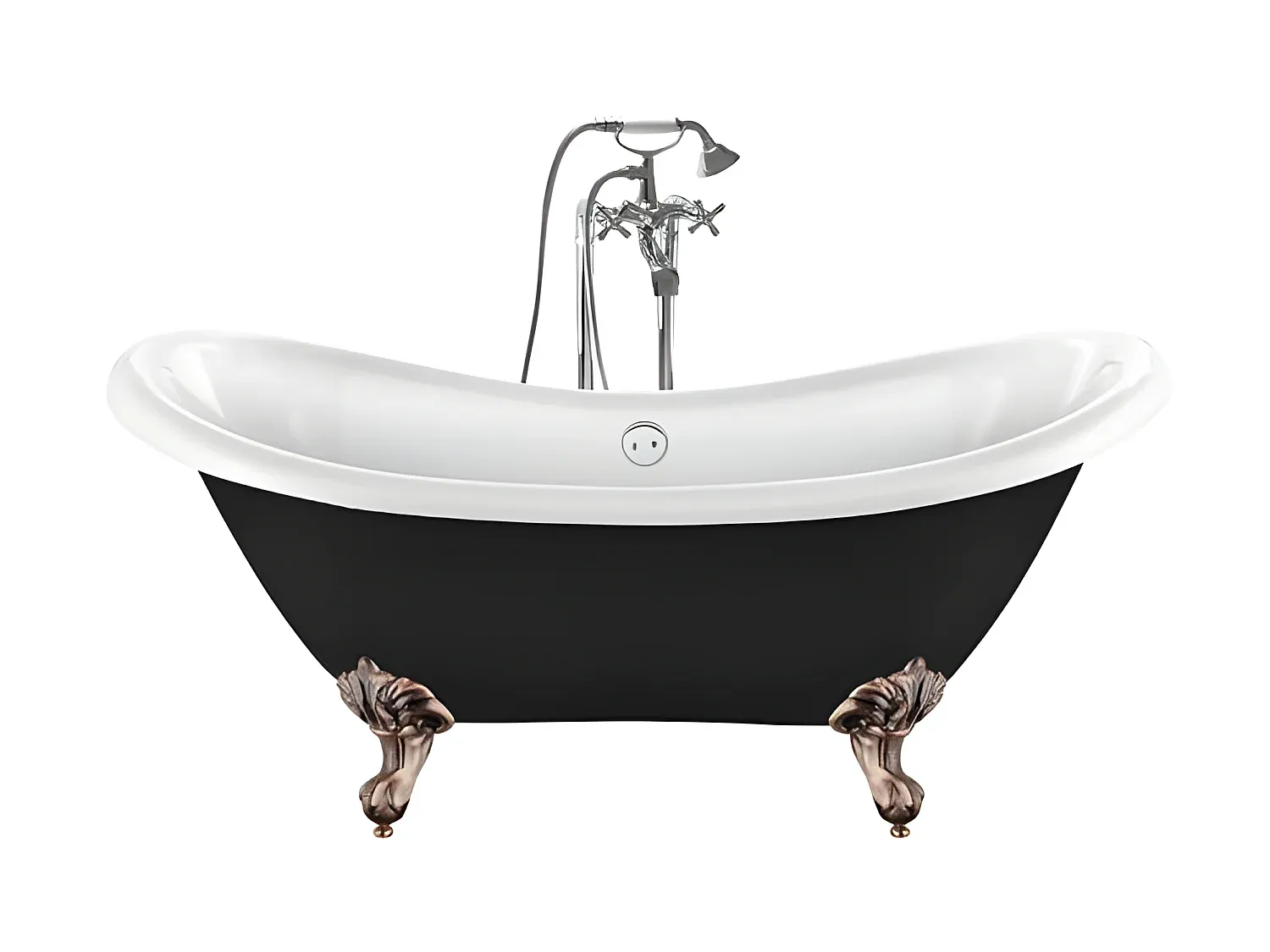Badezimmer,Bereich Badewanne,Freistehende Badewanne mit Füßen-livelaro.com