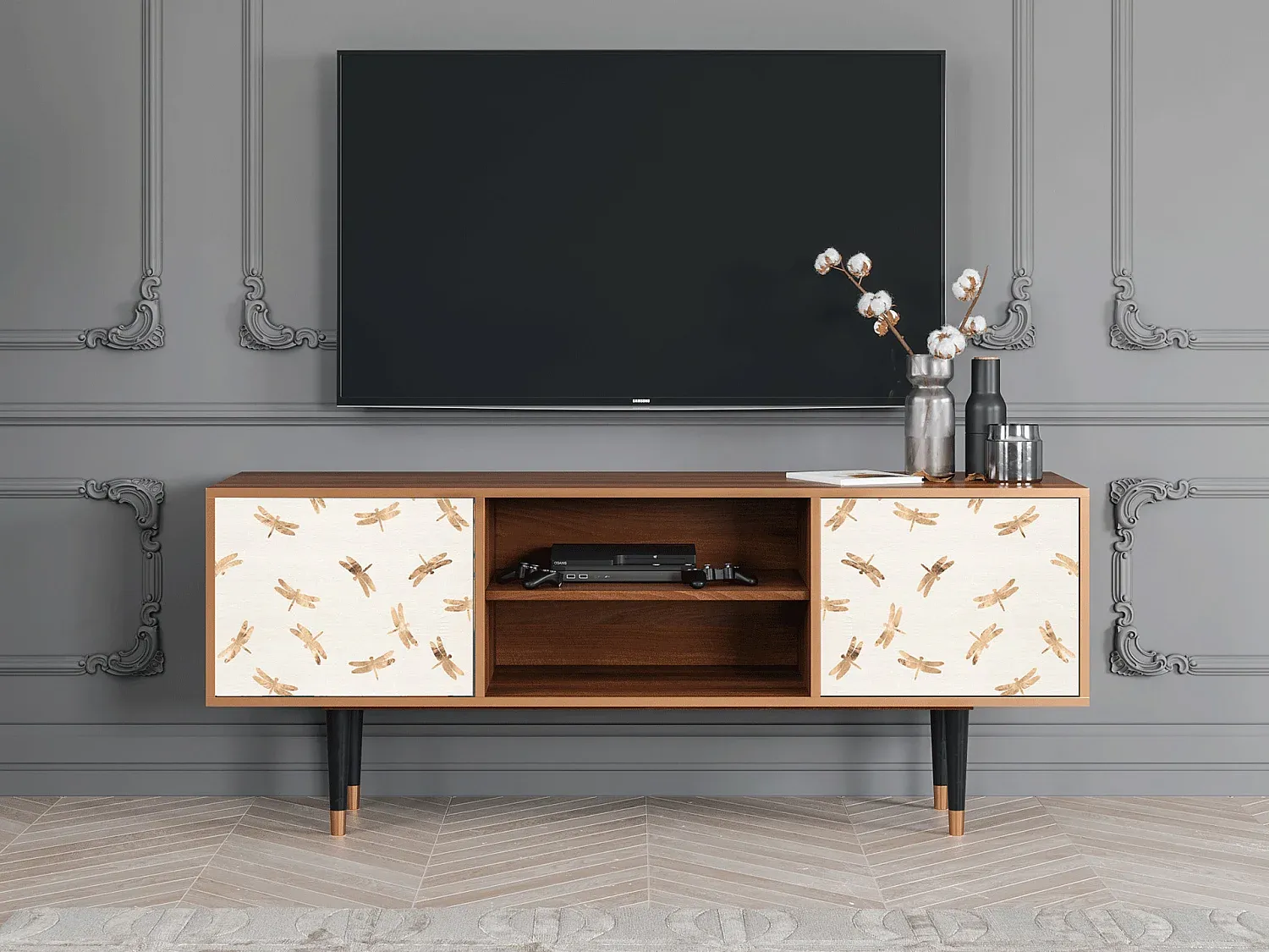 Wohnzimmer und Flur,Wohnzimmermöbel,TV-Board-livelaro.com