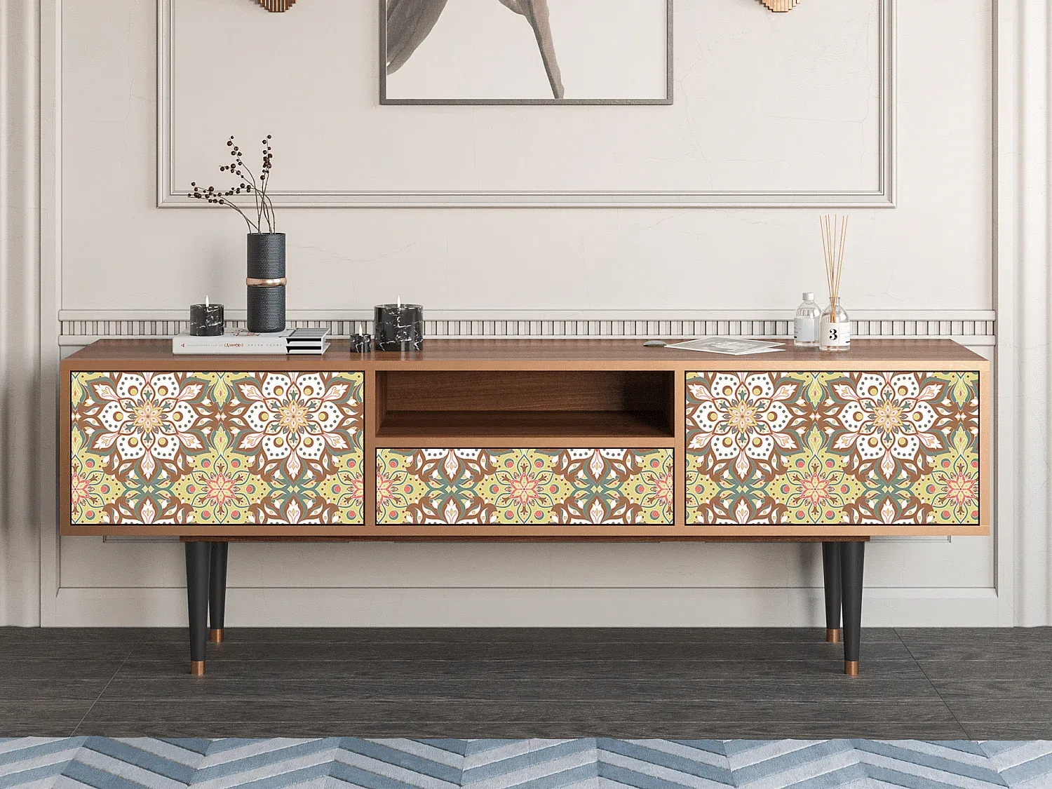 Wohnzimmer und Flur,Wohnzimmermöbel,TV-Board-livelaro.com