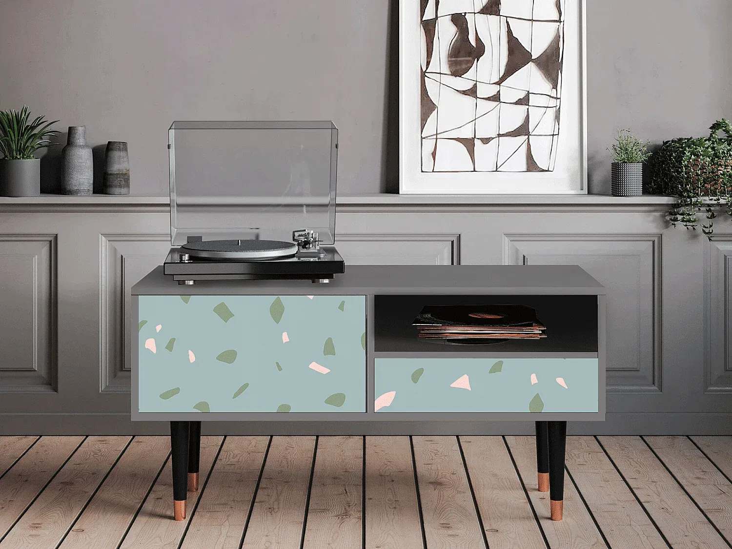 Wohnzimmer und Flur,Wohnzimmermöbel,TV-Board-livelaro.com