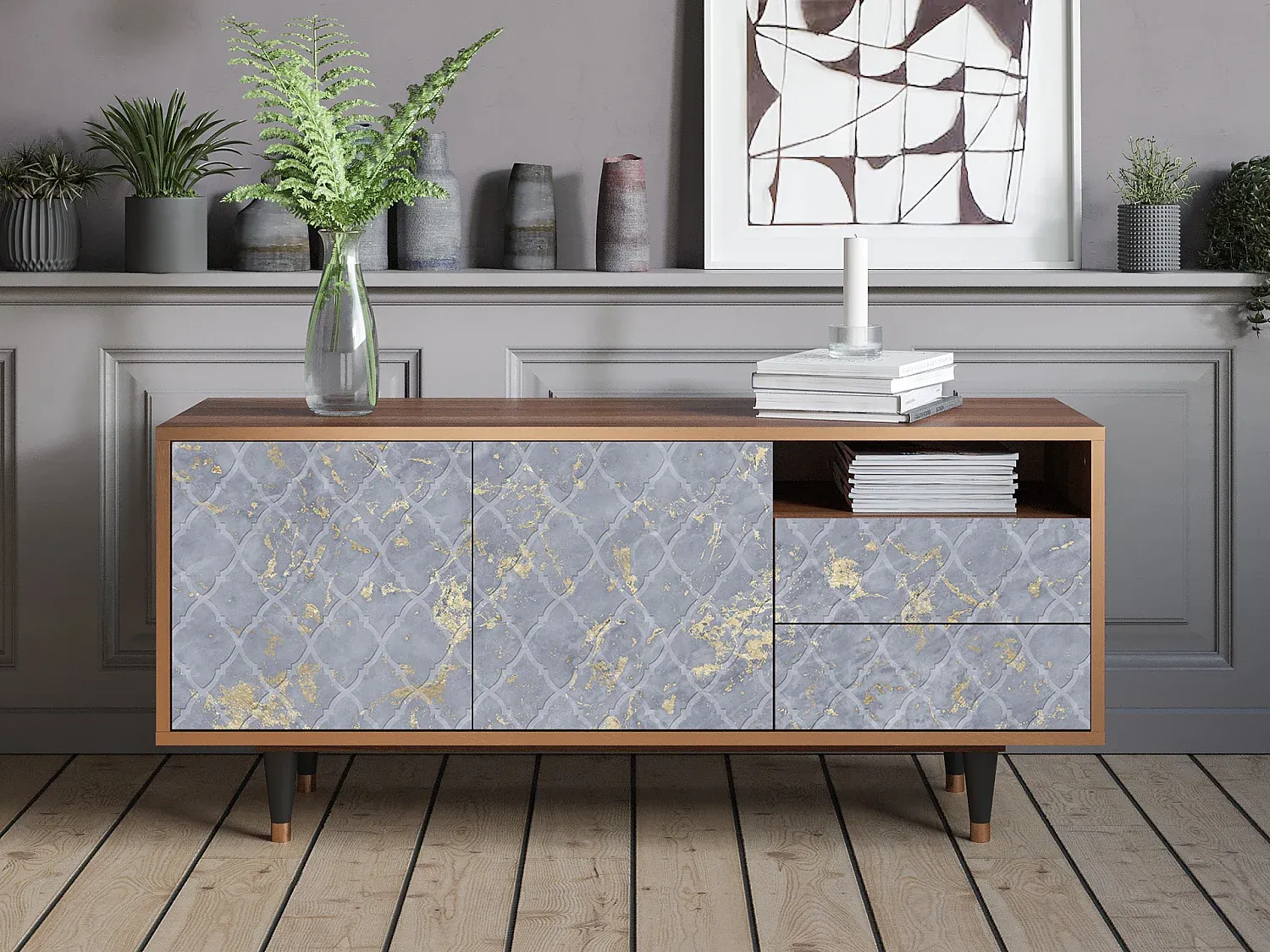 Wohnzimmer und Flur,Wohnzimmermöbel,TV-Board-livelaro.com