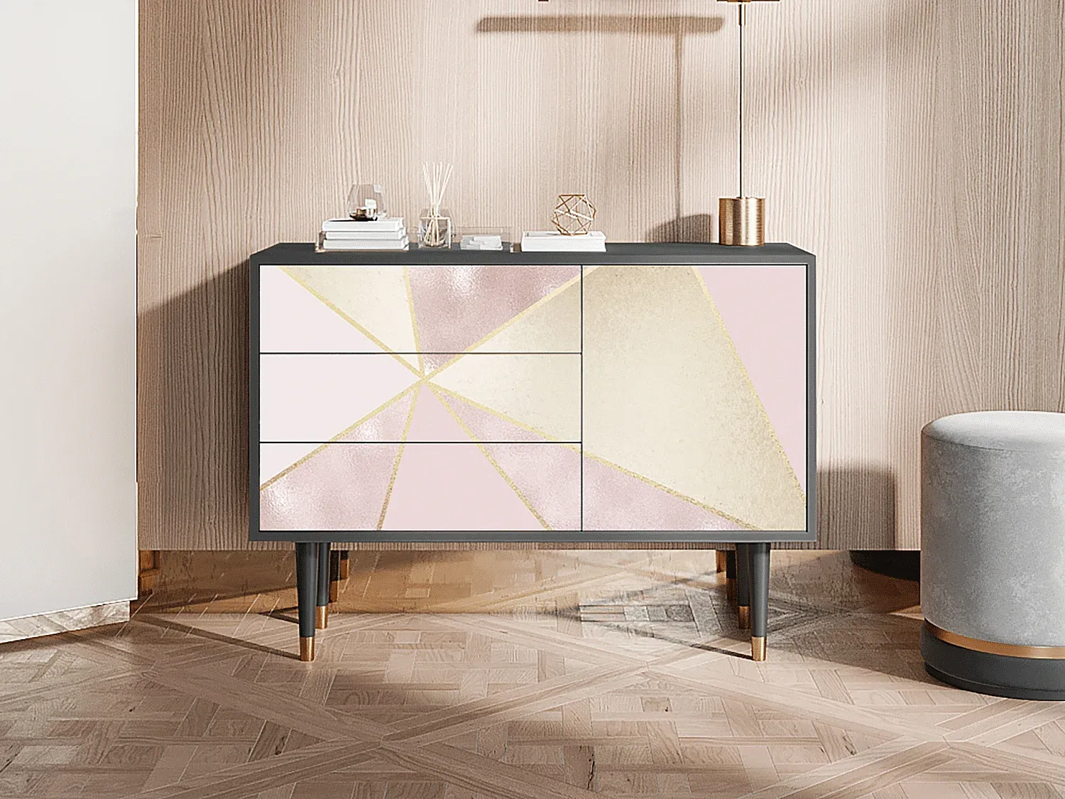 Modernes Sideboard mit Stauraum, Anthrazit-livelaro.com