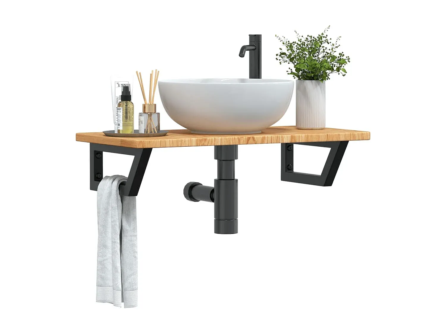 Badezimmer,Bereich Badezimmermöbel,Waschtischplatte (mit Aufsatzwaschbecken)-livelaro.com