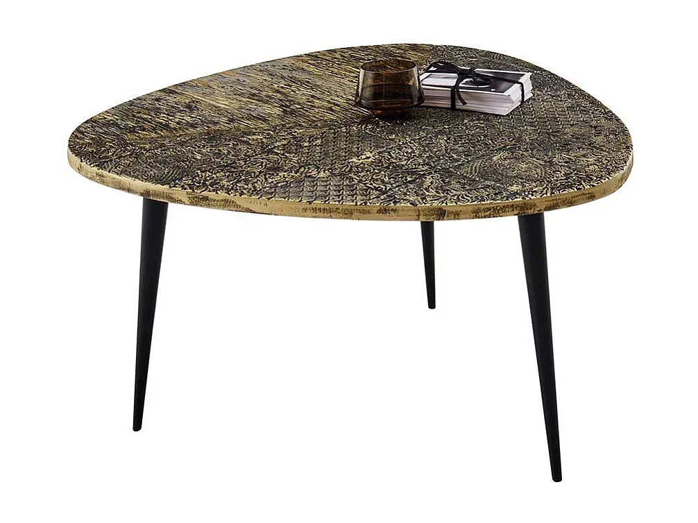 Stilvoller Retro-Beistelltisch mit einzigartiger Tischplatte-livelaro.com