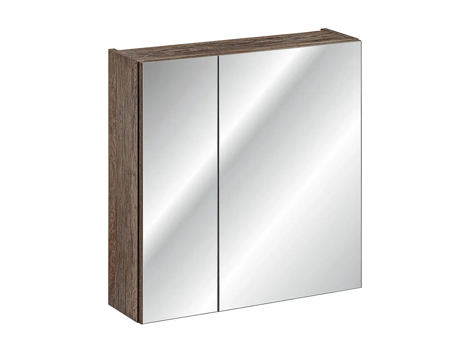 Badezimmerspiegelschrank mit Doppeltüren 60x17x65 cm Beige-livelaro.com