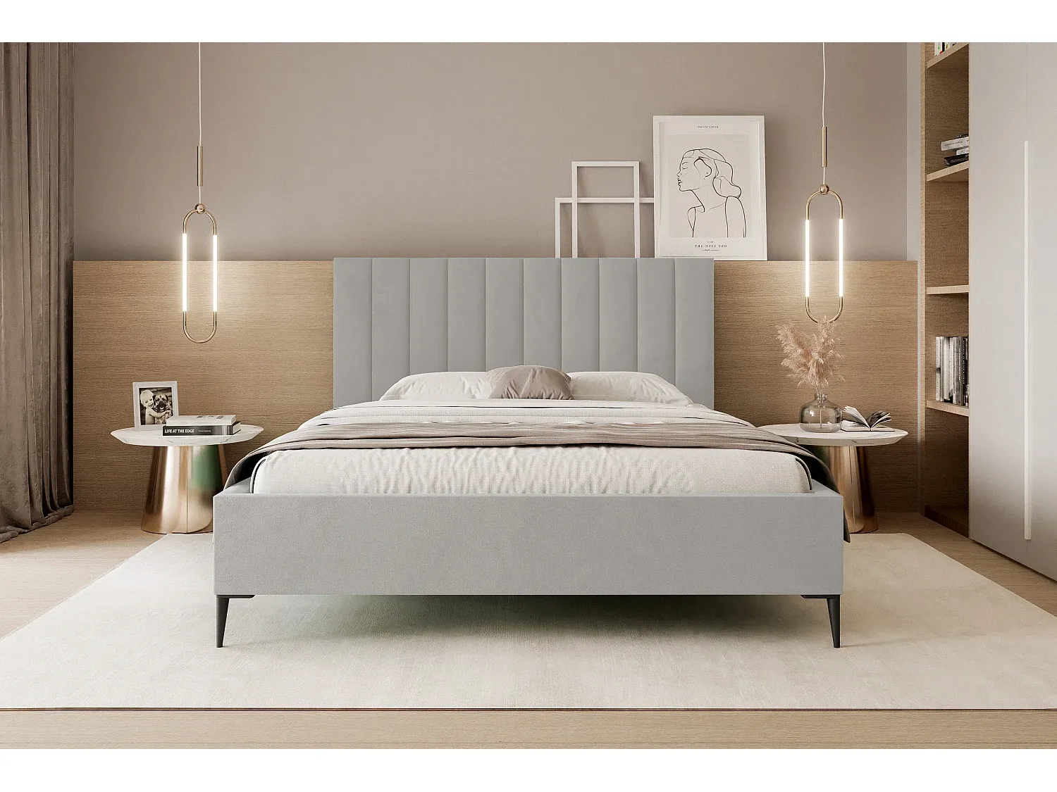 Schlafzimmer,Bereich Bett,Bettrahmen-livelaro.com