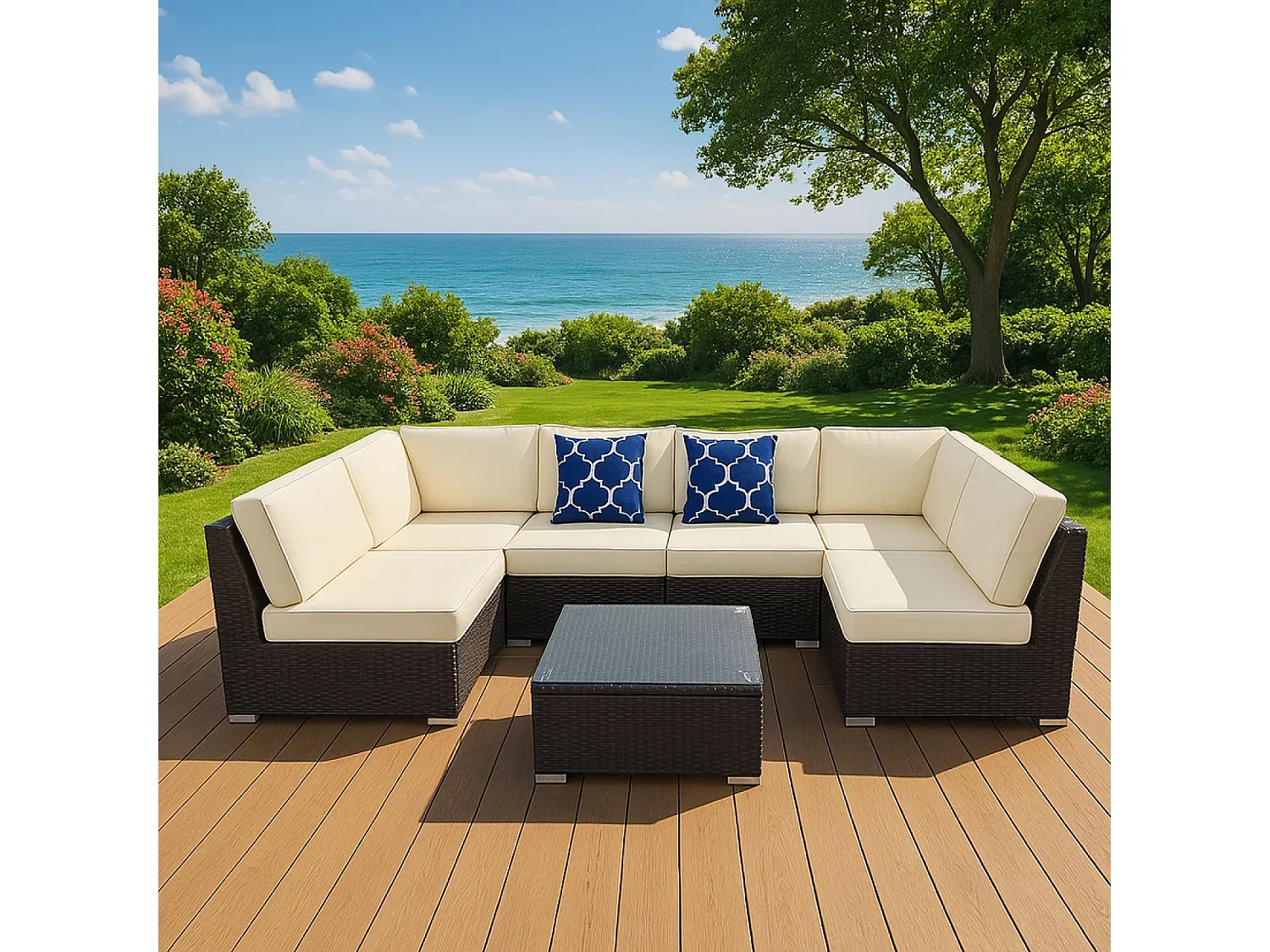 Garten,Gartenmöbel,Gartensitzgruppe im Set-livelaro.com