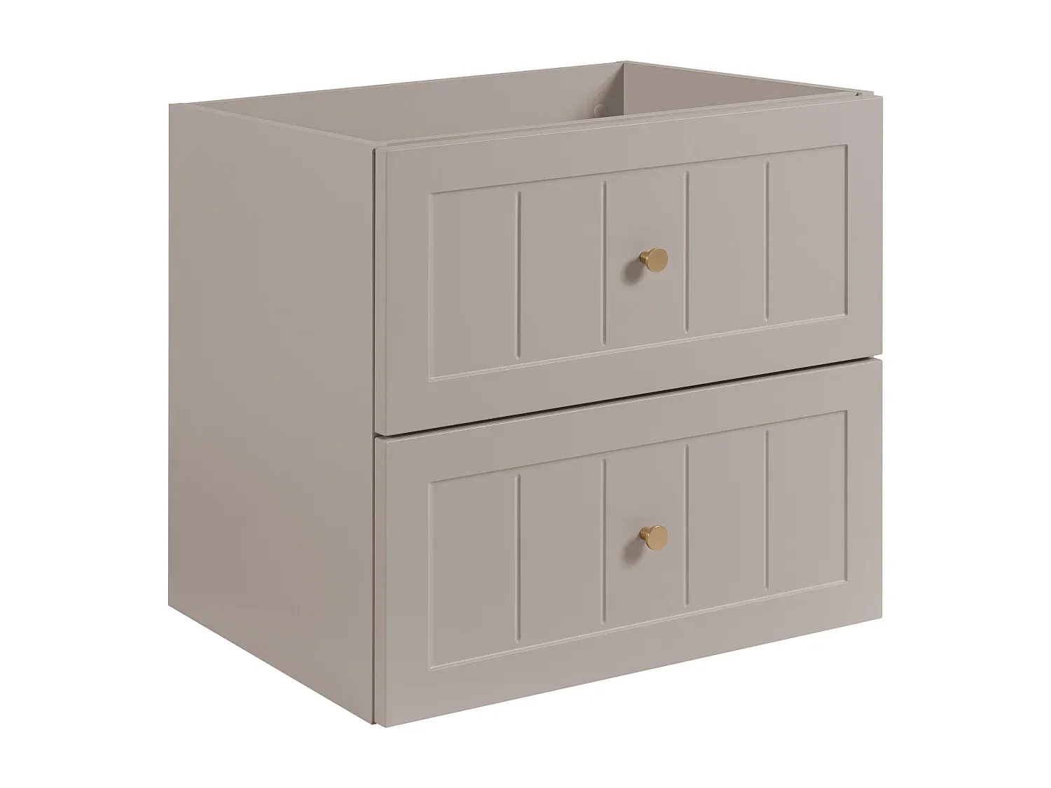 Kompakter Badezimmerschrank, klassisches Design, 60 x 57 x 46 cm-livelaro.com