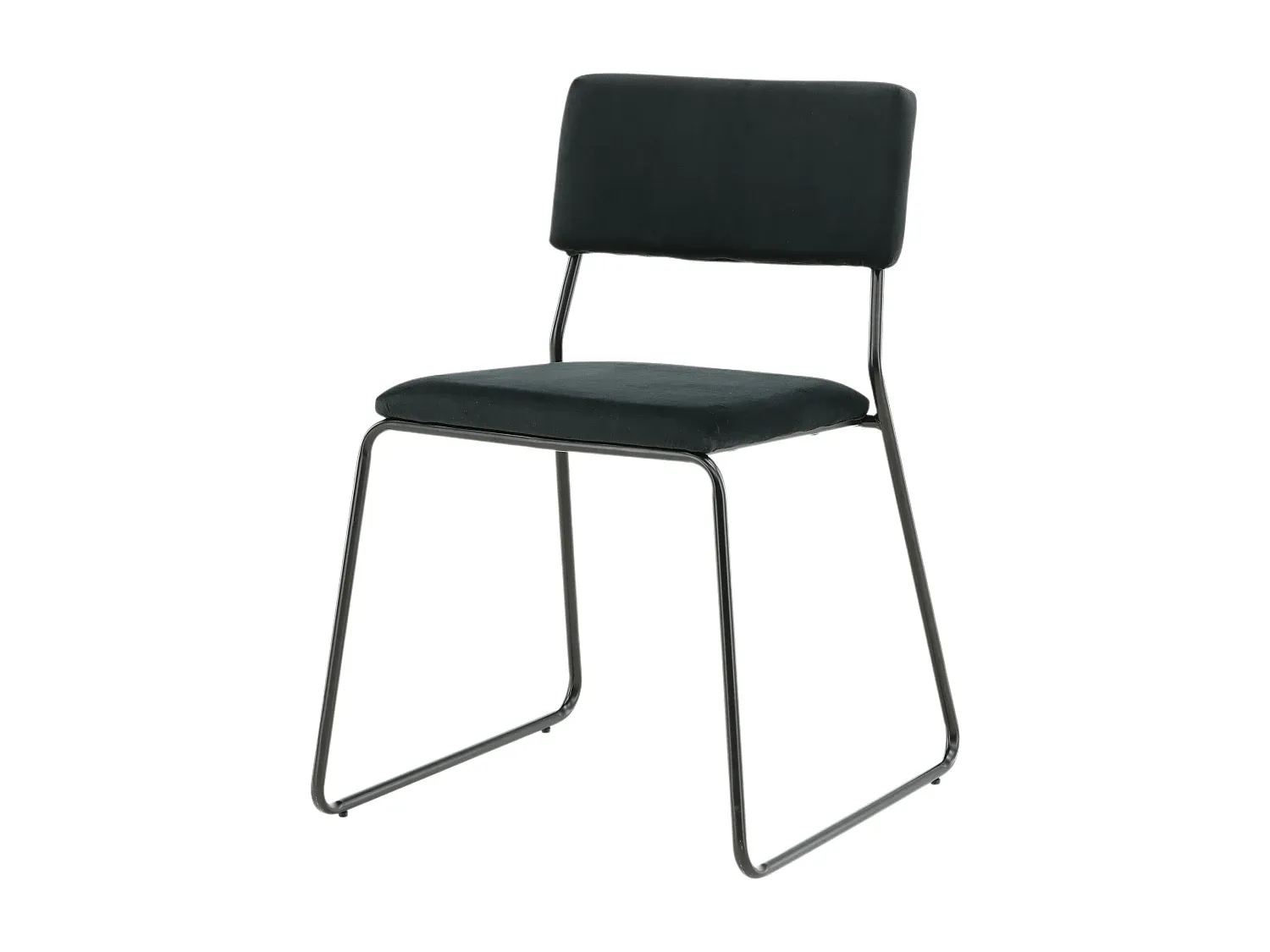 Moderner Esszimmerstuhl in Schwarz, 40x52x76 cm-FURNIAVENA