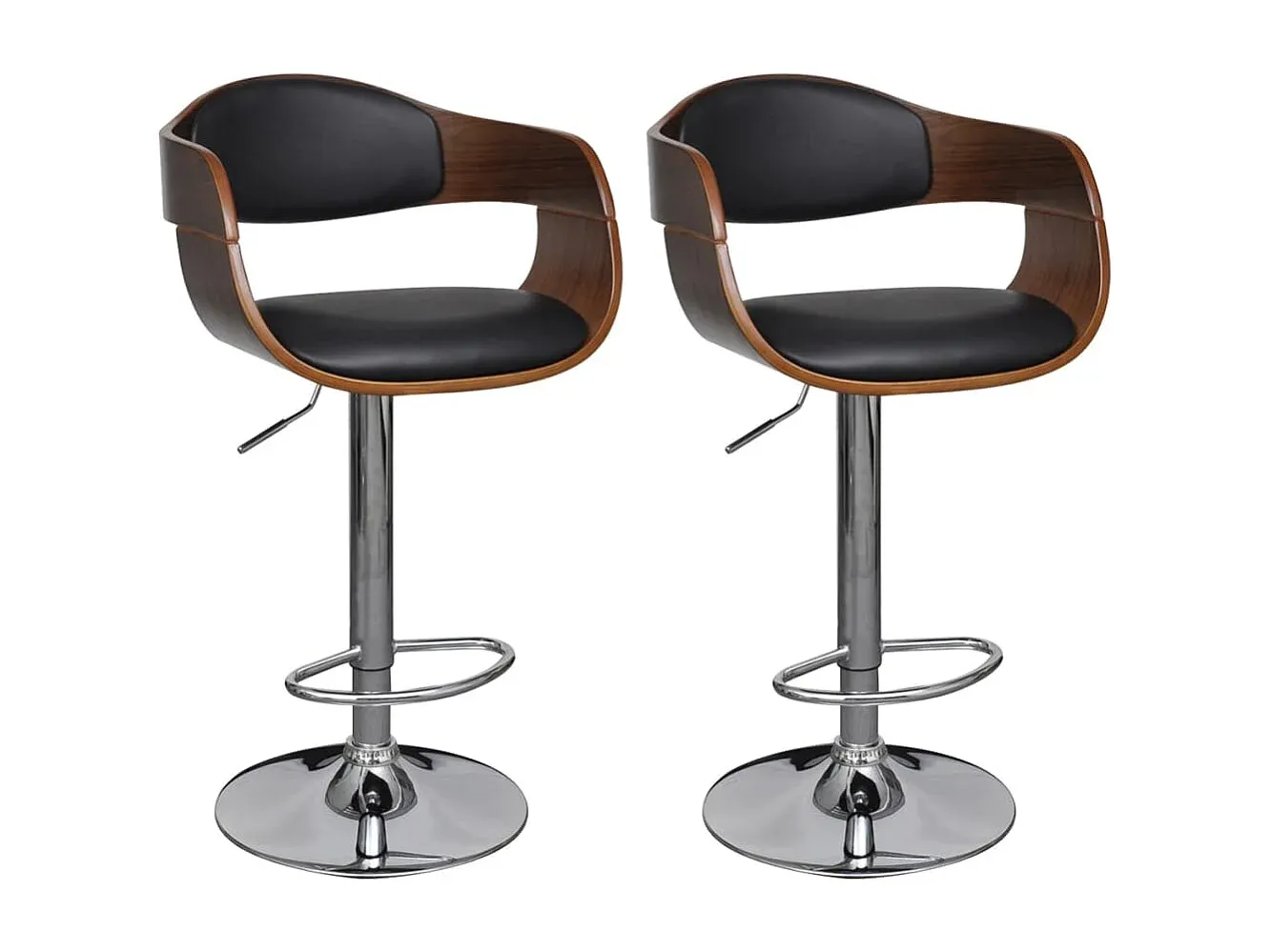 Höhenverstellbare Barhocker aus Kunstleder-FURNIAVENA