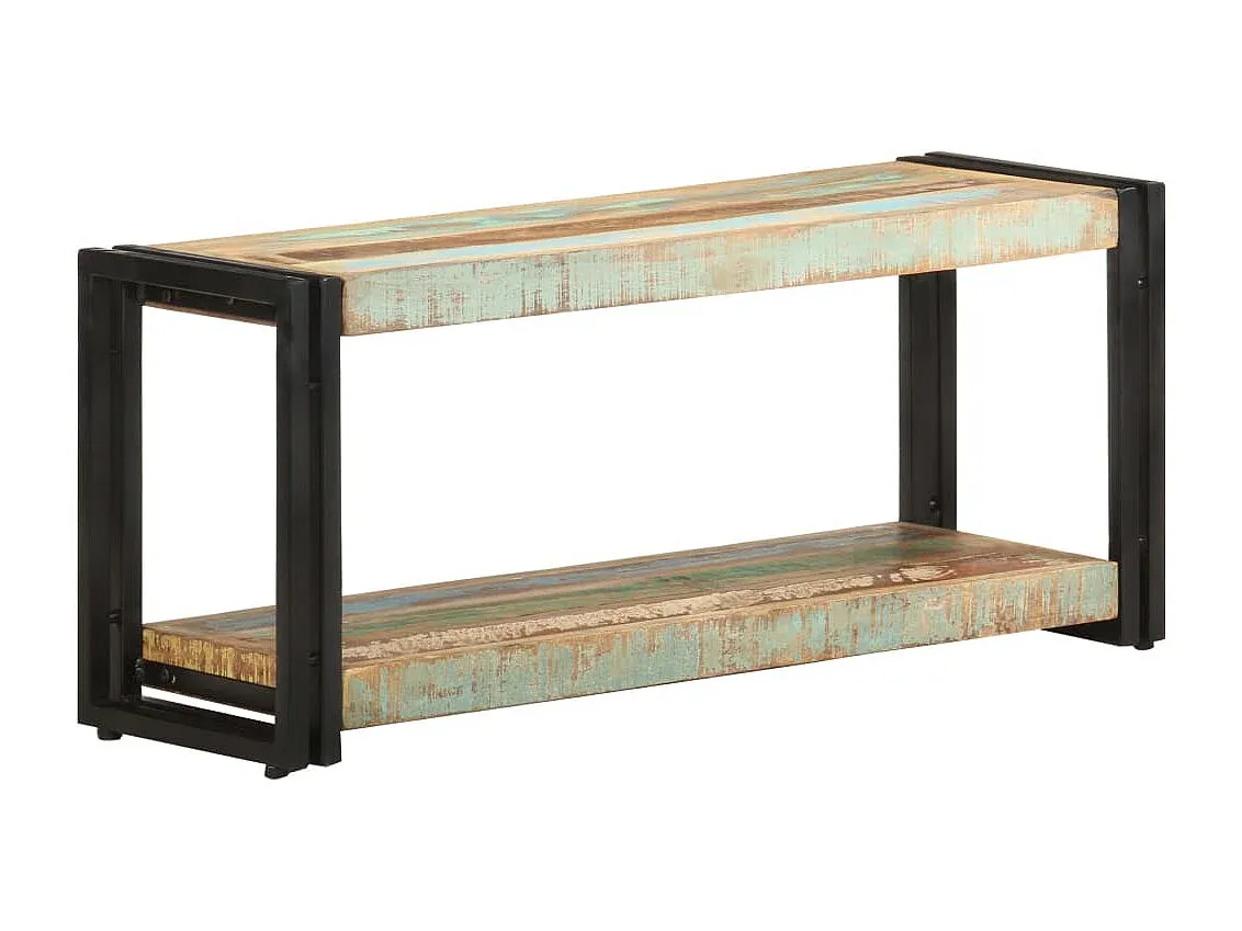 Rustikales Lowboard aus massivem Altholz-FURNIAVENA