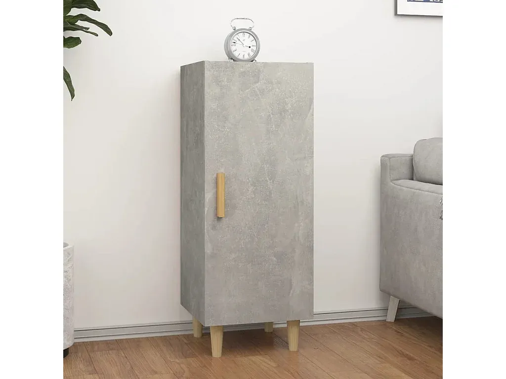 Moderne Sideboard in Betongrau aus Holzwerkstoff-FURNIAVENA