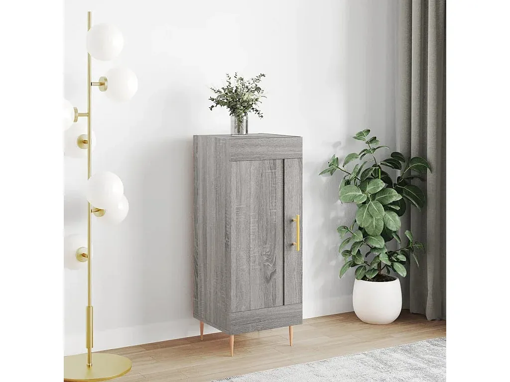 Moderner Grauer Sideboard mit Stauraum-FURNIAVENA